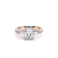 Verragio Three-Stone Oval Engagement Ring
