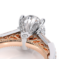 Verragio Three-Stone Oval Engagement Ring