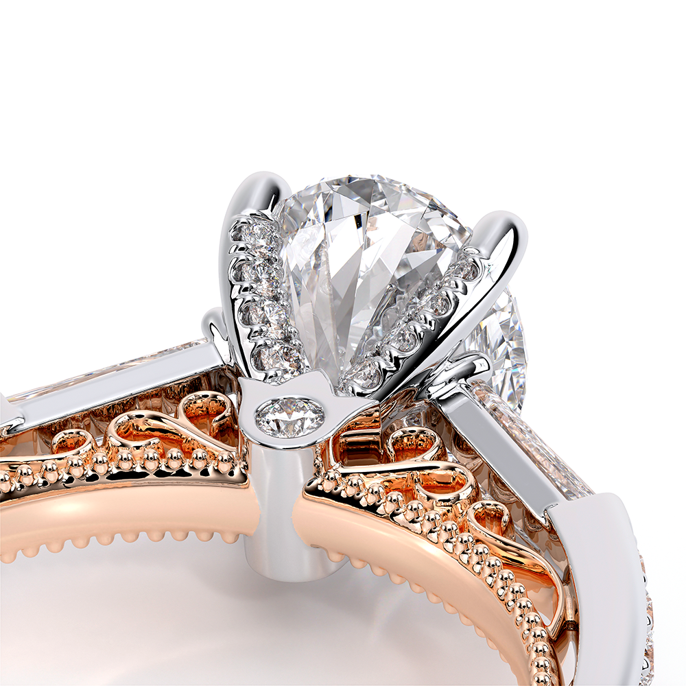 Verragio Three-Stone Oval Engagement Ring