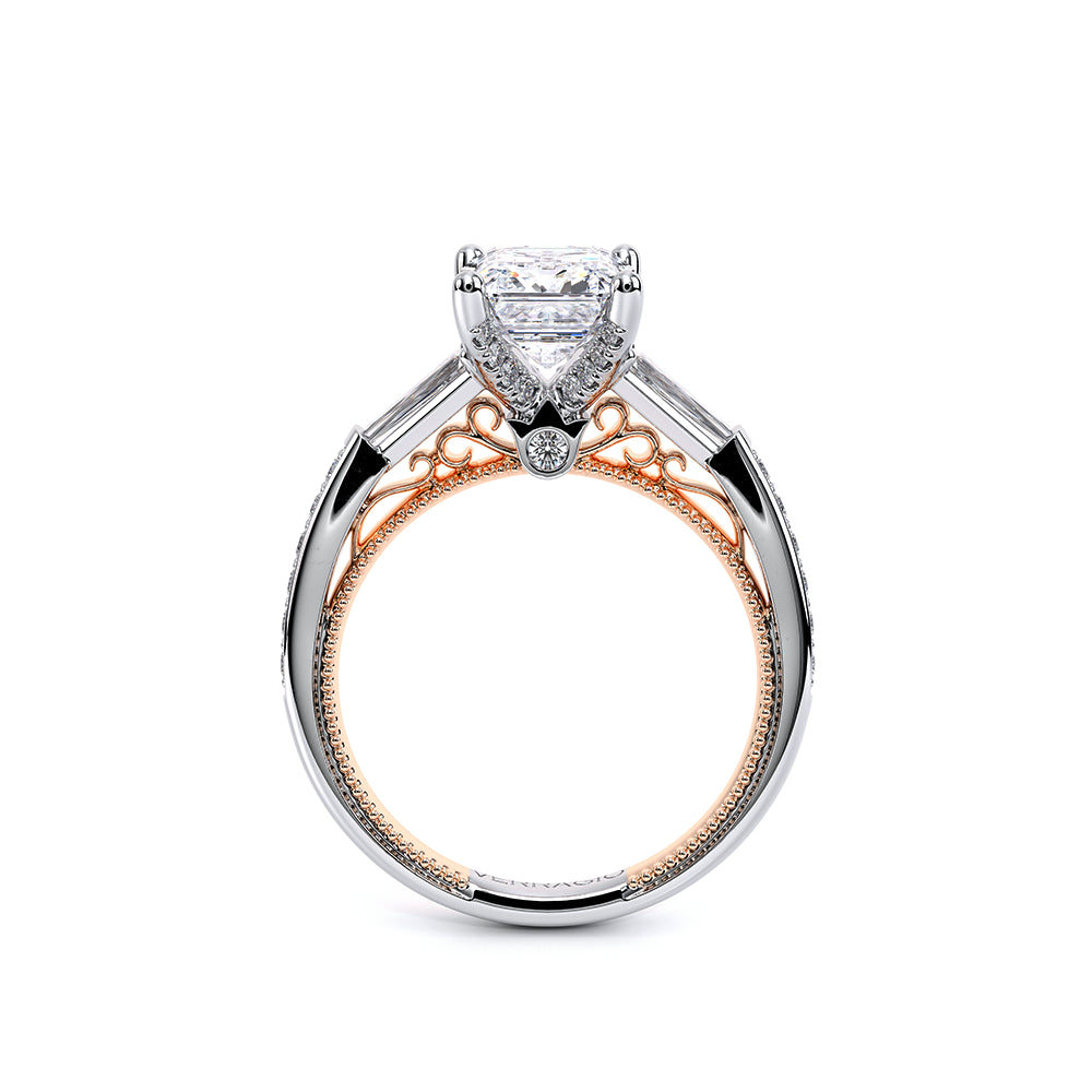 Venetian-5085em-14k Two Tone Emerald