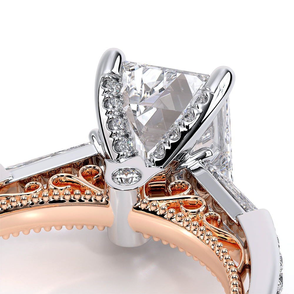 Venetian-5085em-18k Two Tone Emerald