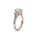 Verragio Three-Stone Round Engagement Ring