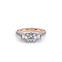 Verragio Three-Stone Round Engagement Ring