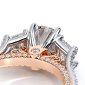 Verragio Three-Stone Round Engagement Ring