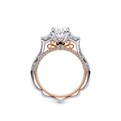 Verragio Three-Stone Oval Engagement Ring