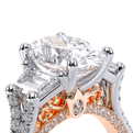 Verragio Three-Stone Oval Engagement Ring