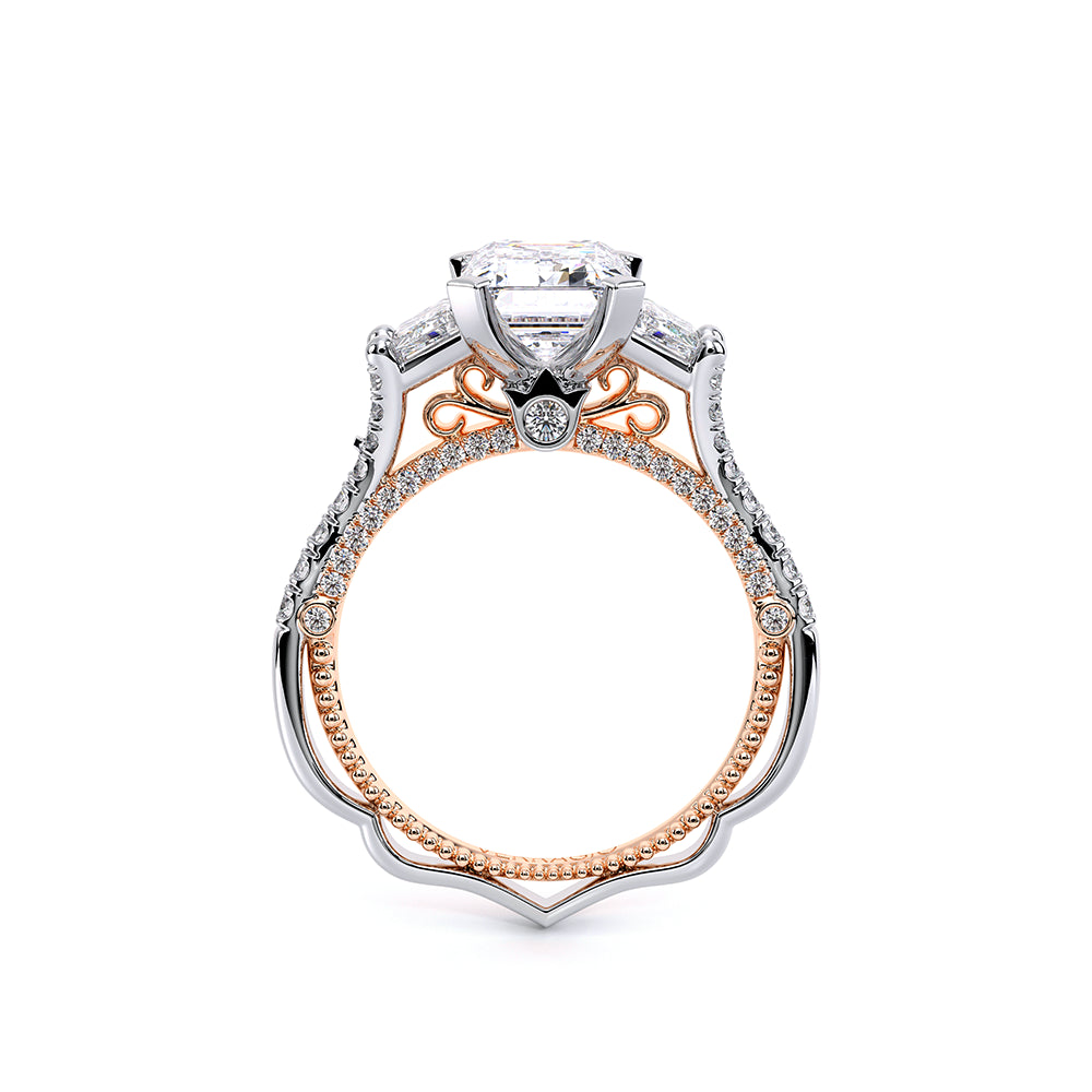 Venetian-5086em-14k Two Tone Emerald