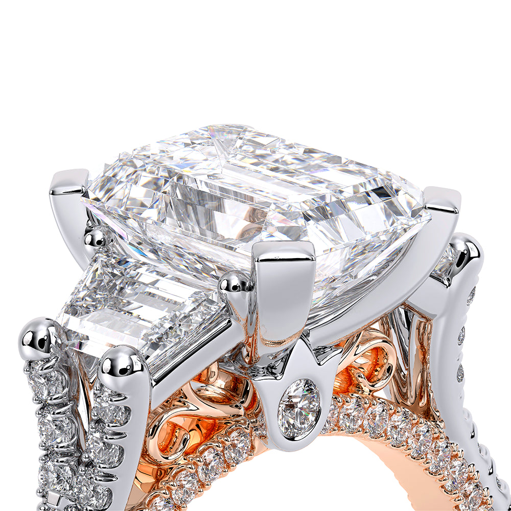 Venetian-5086em-18k Two Tone Emerald