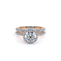 Verragio Halo Round Engagement Ring