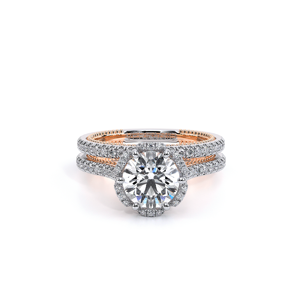 Verragio Halo Round Engagement Ring