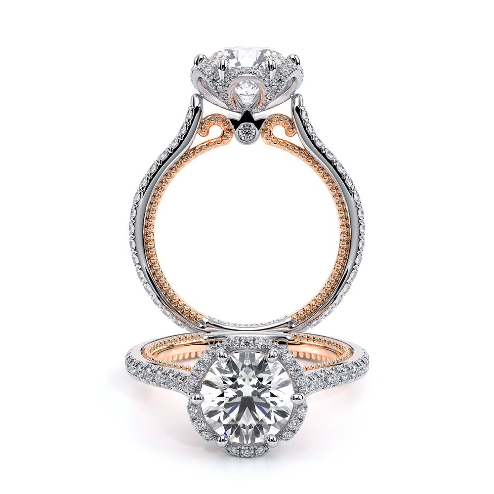 Verragio Halo Round Engagement Ring