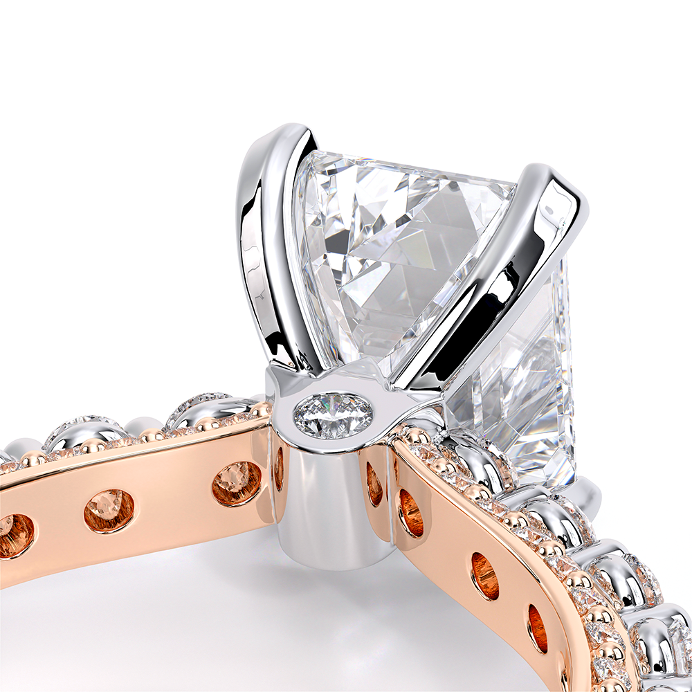 Verragio Pave Emerald Engagement Ring