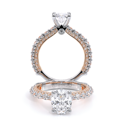 Verragio Pave Oval Engagement Ring