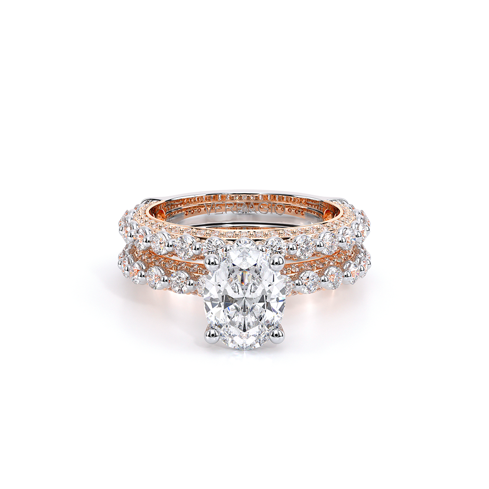 Verragio Pave Oval Engagement Ring