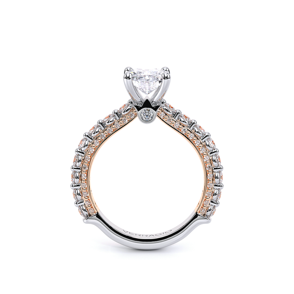 Verragio Pave Oval Engagement Ring