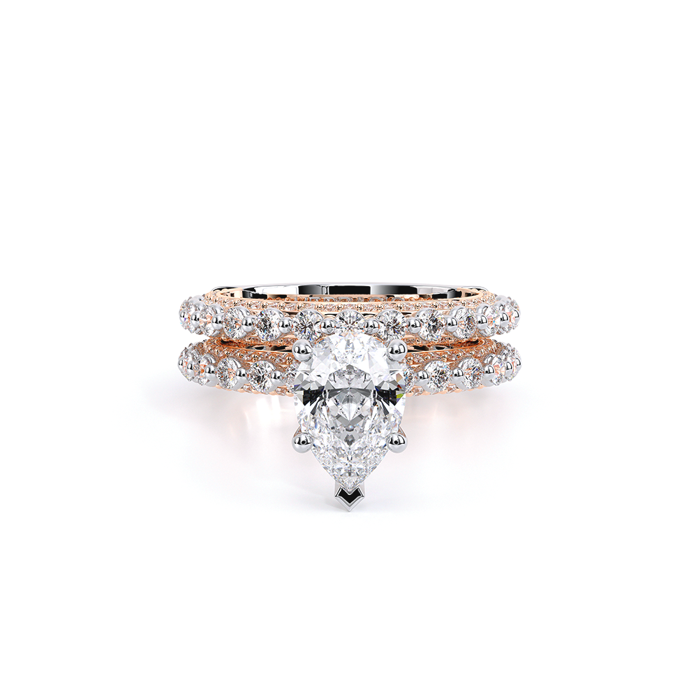Verragio Pave Pear Engagement Ring