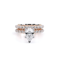 Verragio Pave Pear Engagement Ring