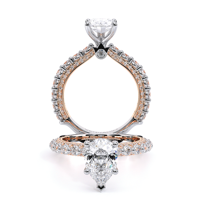 Verragio Pave Pear Engagement Ring