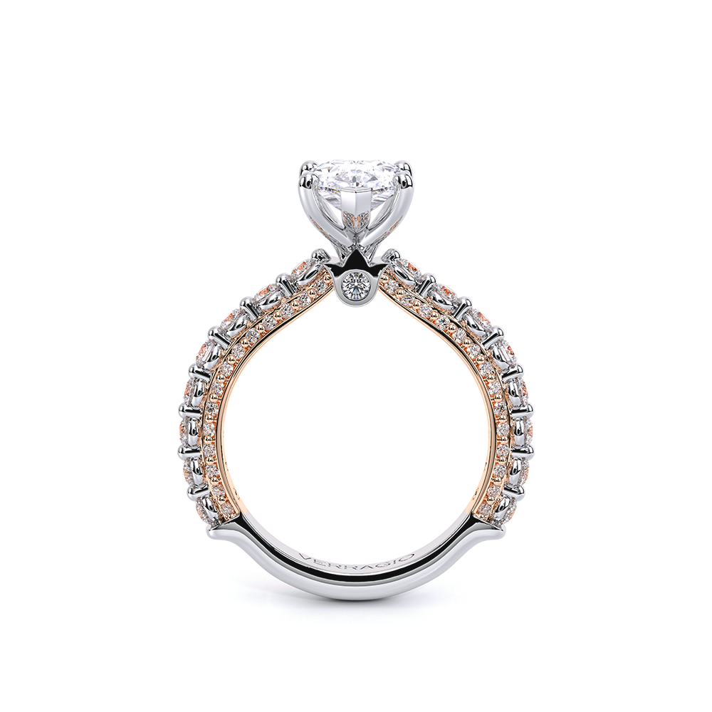 Verragio Pave Pear Engagement Ring