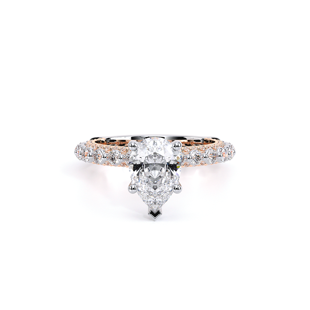 Verragio Pave Pear Engagement Ring