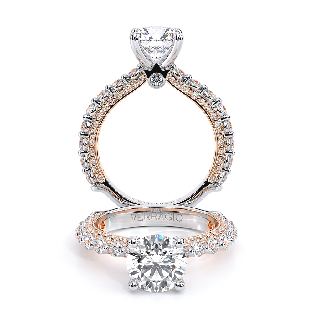 Verragio Pave Round Engagement Ring