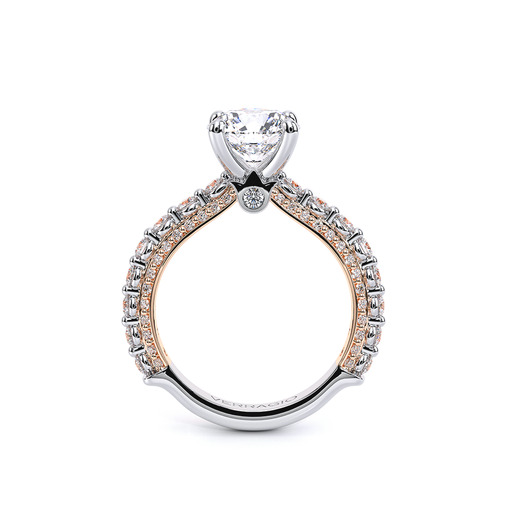 Verragio Pave Round Engagement Ring