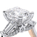 Renaissance-991EM-S-14K Two Tone Emerald