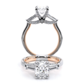 Verragio Three-Stone Oval Engagement Ring