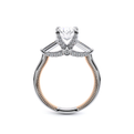 Verragio Three-Stone Oval Engagement Ring