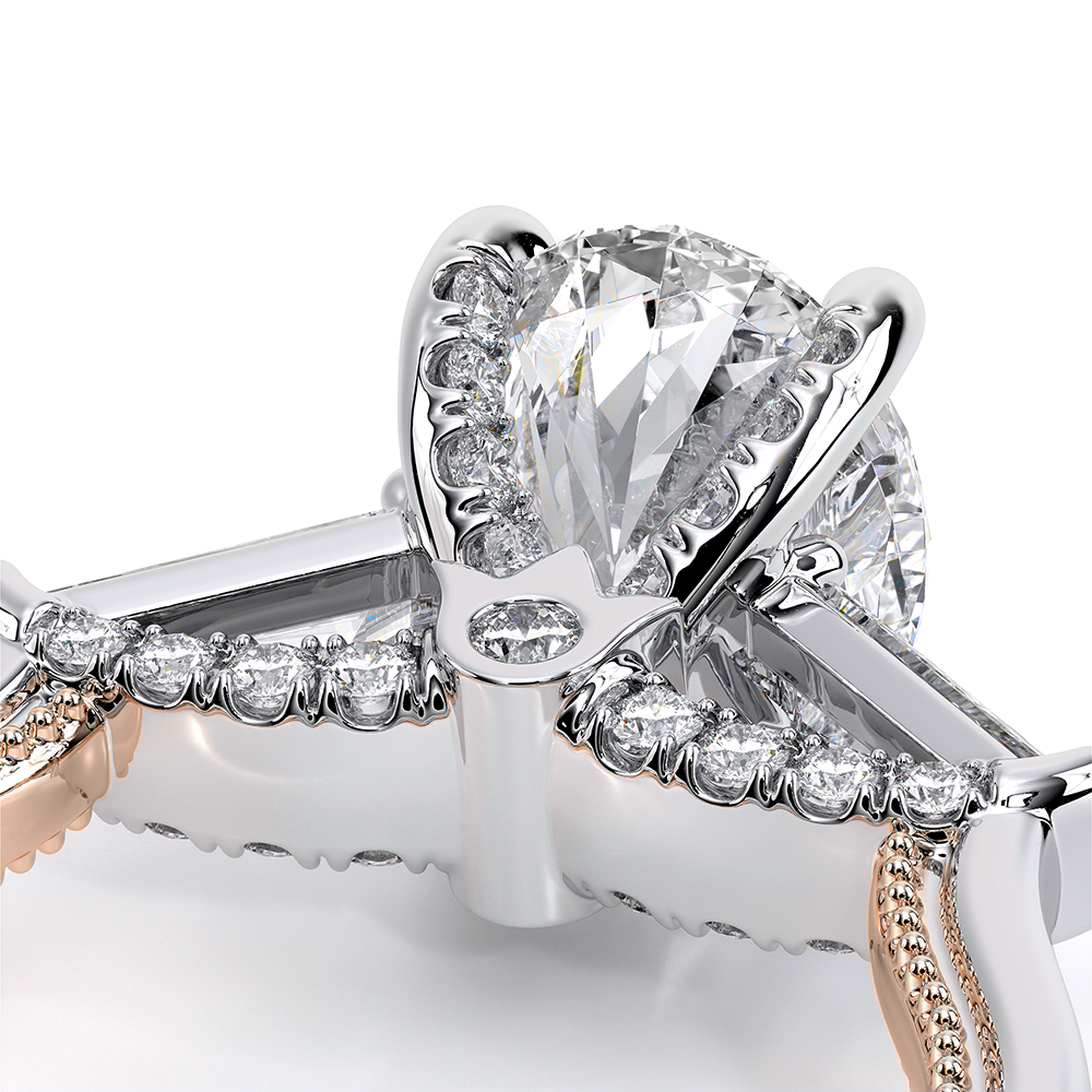 Verragio Three-Stone Oval Engagement Ring