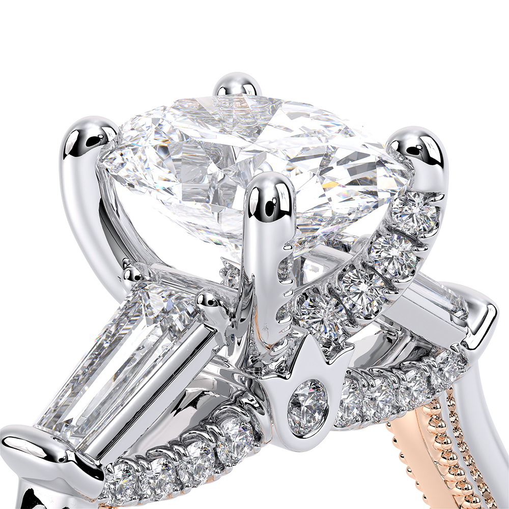 Verragio Three-Stone Oval Engagement Ring