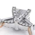 Verragio Three-Stone Princess Engagement Ring
