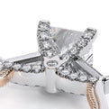 Renaissance-991P-S-14K Two Tone Princess