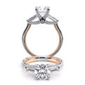 Verragio Three-Stone Round Engagement Ring