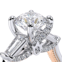 Verragio Three-Stone Round Engagement Ring