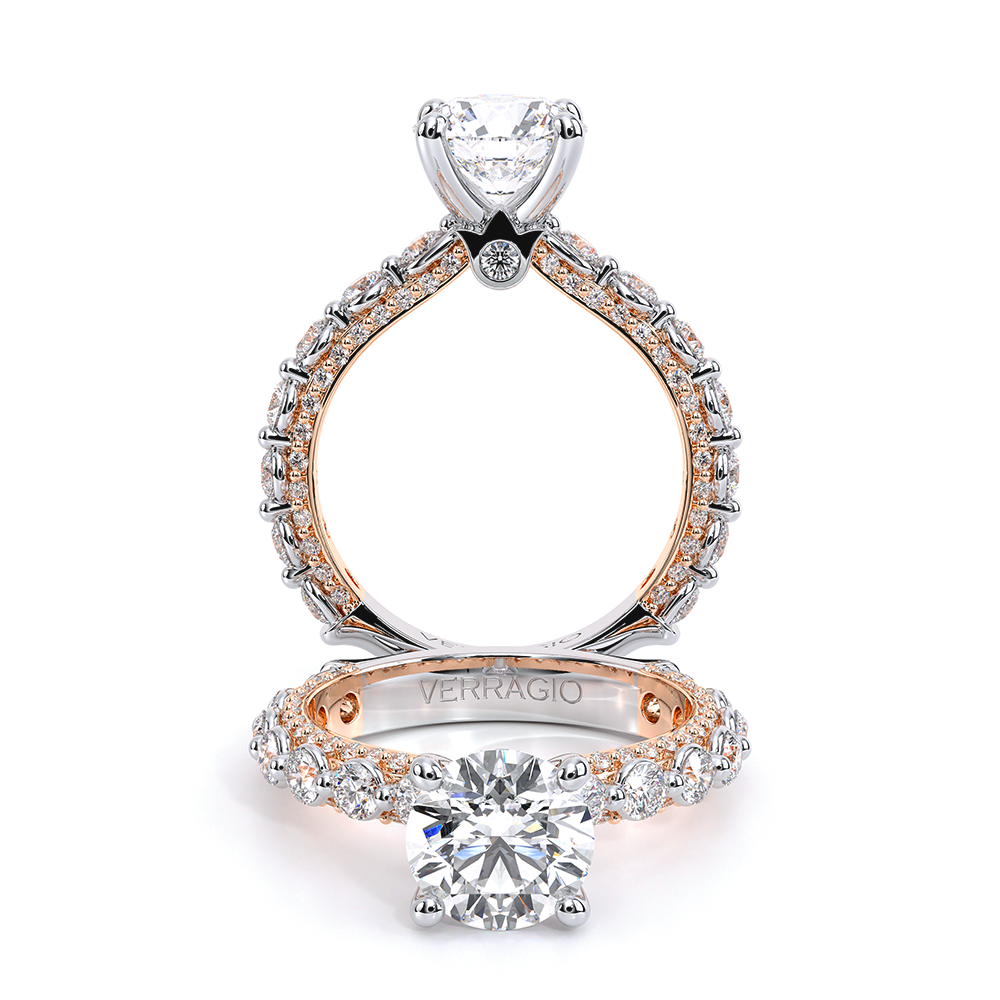 Verragio Pave Round Engagement Ring