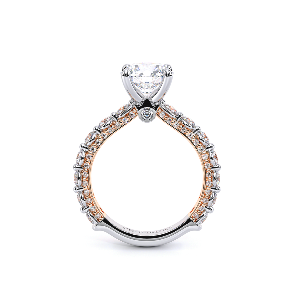 Verragio Pave Round Engagement Ring