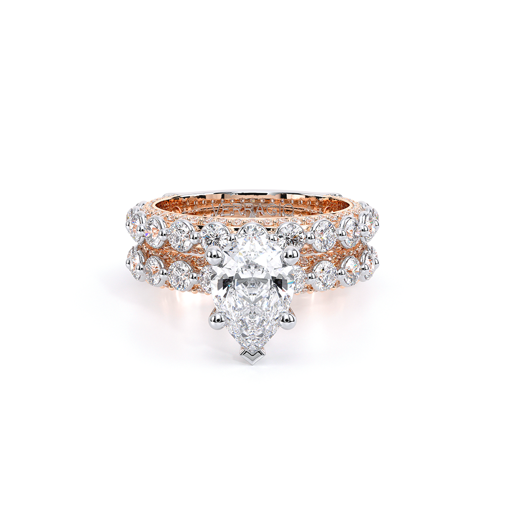 Verragio Pave Pear Engagement Ring