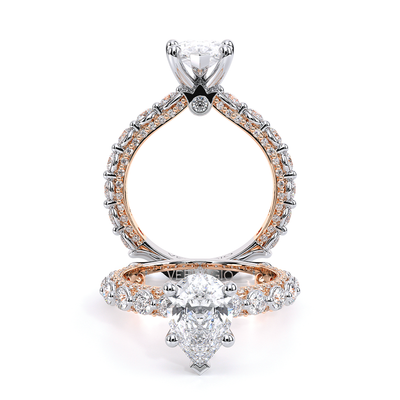 Verragio Pave Pear Engagement Ring