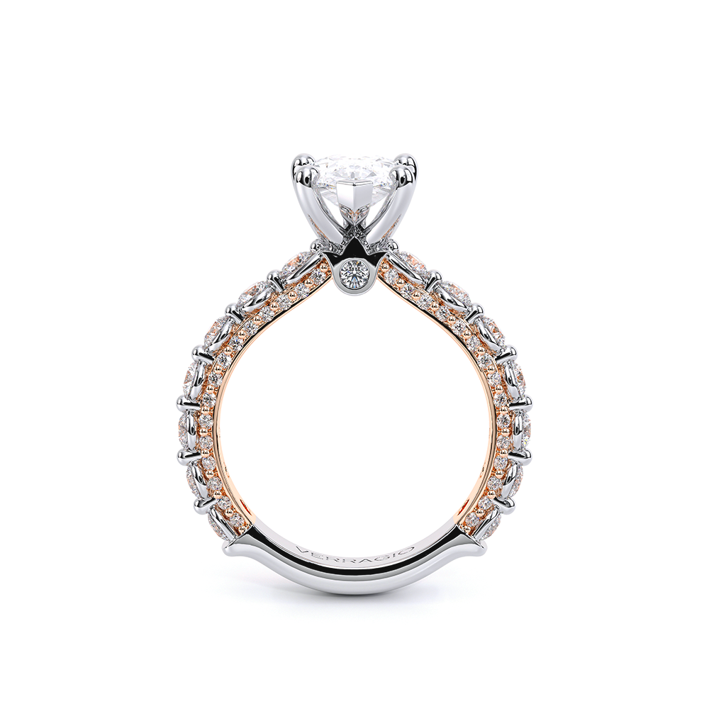 Verragio Pave Pear Engagement Ring