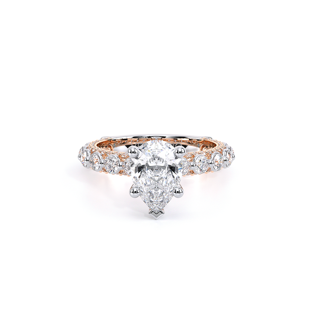 Verragio Pave Pear Engagement Ring