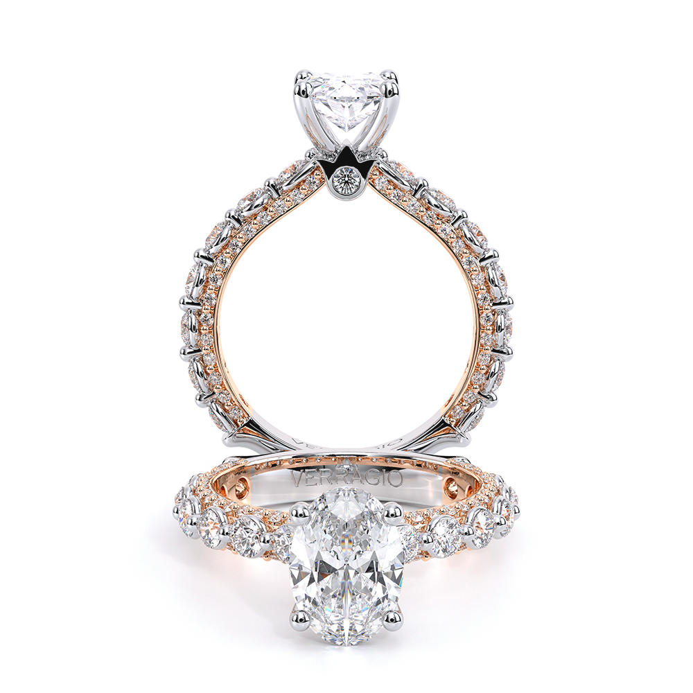 Verragio Pave Oval Engagement Ring