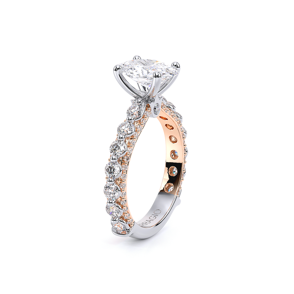 Verragio Pave Oval Engagement Ring