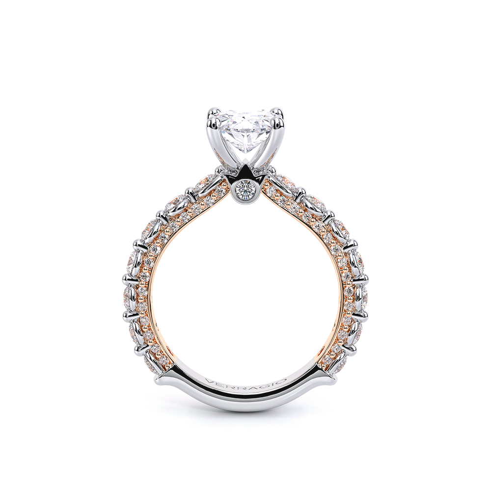 Verragio Pave Oval Engagement Ring