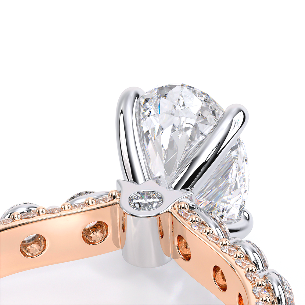 Verragio Pave Oval Engagement Ring