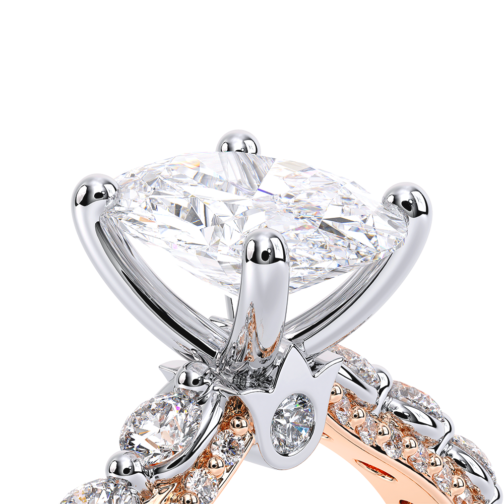 Verragio Pave Oval Engagement Ring