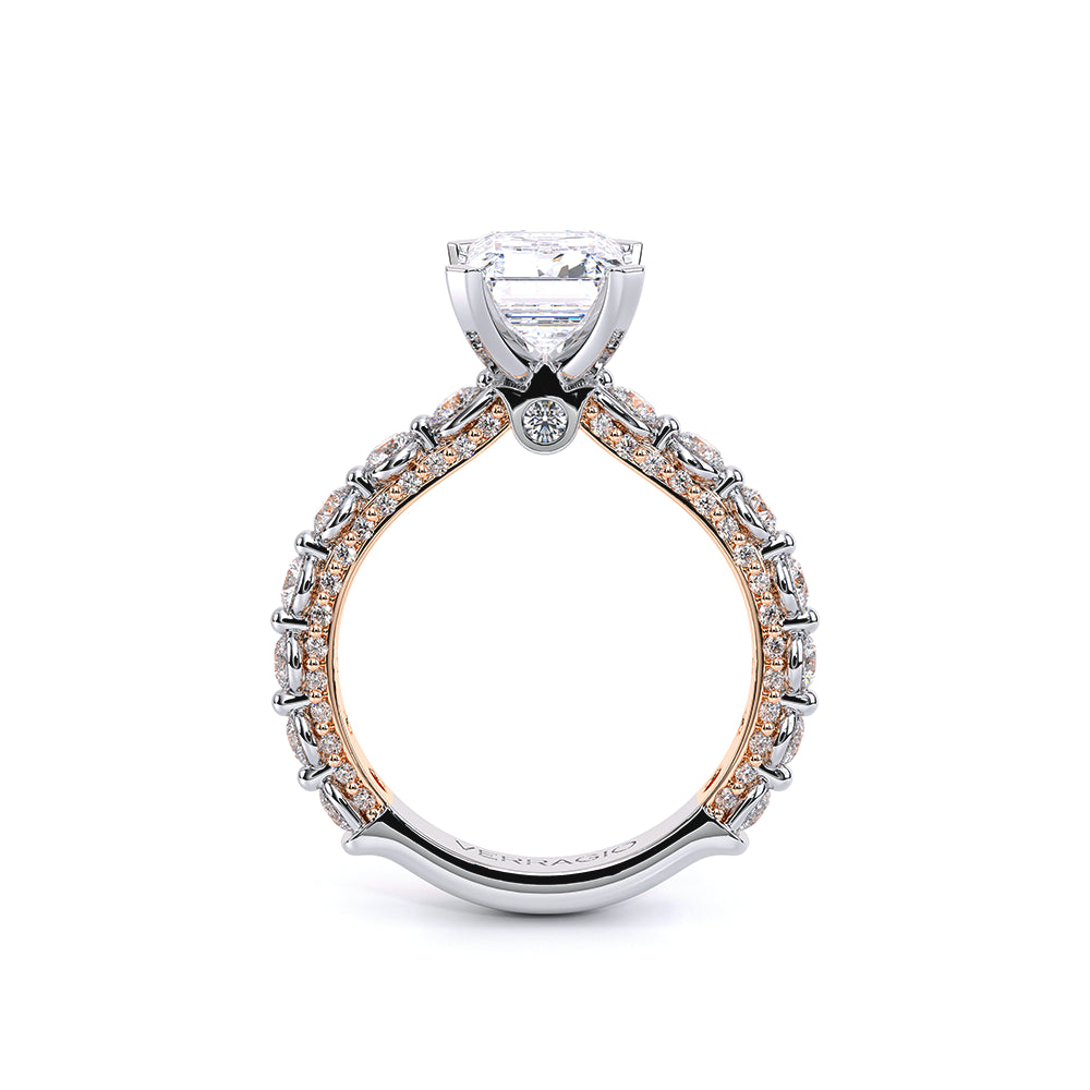 Couture-0488EM25-18K Two Tone Emerald