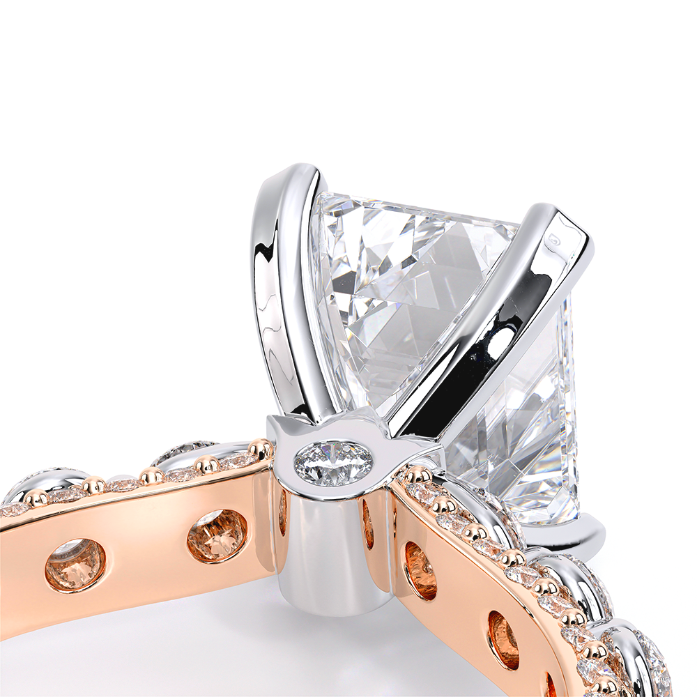 Verragio Pave Emerald Engagement Ring