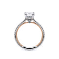 Renaissance-992EM13-18K Two Tone Emerald