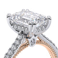 Renaissance-992EM13-18K Two Tone Emerald